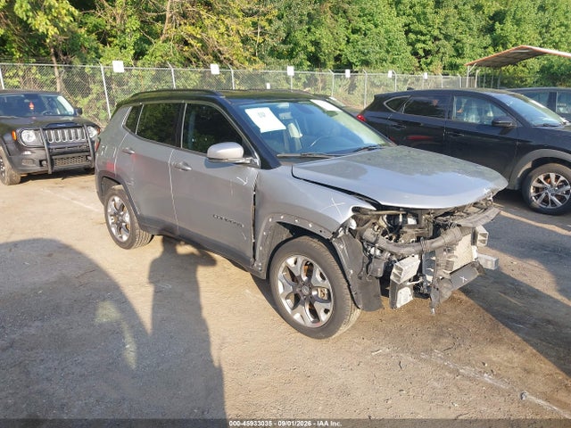 2019 Jeep Compass Limited 4x4 მანქანა იყიდება აუქციონზე, vin: 3C4NJDCB3KT790939, აუქციონის ნომერი: 45933035