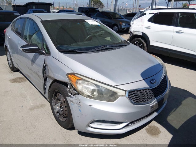 2015 Kia Forte Lx მანქანა იყიდება აუქციონზე, vin: KNAFK4A67F5340706, აუქციონის ნომერი: 45933199