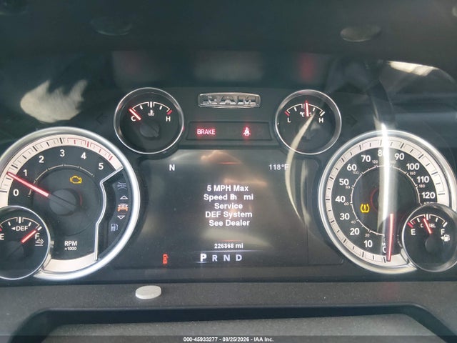 2013 Ram 2500 Slt მანქანა იყიდება აუქციონზე, vin: 3C6UR5JL6DG538059, აუქციონის ნომერი: 45933277