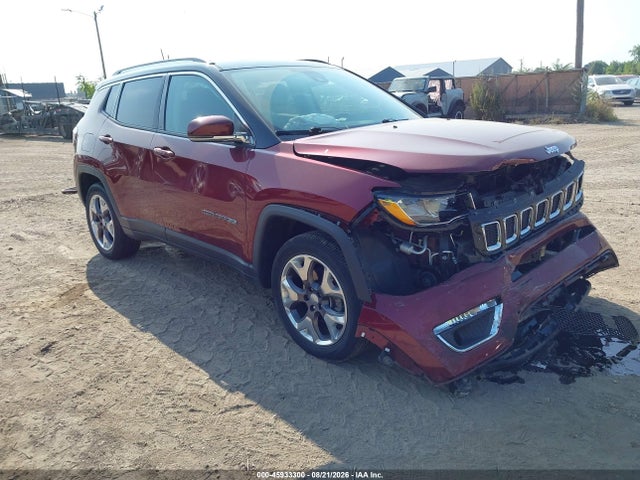 Aukcja sprzedaży 2021 Jeep Compass Limited 4x4, vin: 3C4NJDCB6MT537259, numer aukcji: 45933300