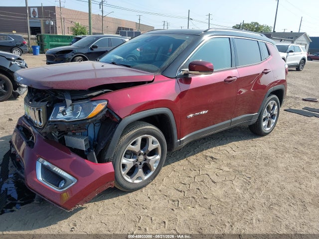 Aukcja sprzedaży 2021 Jeep Compass Limited 4x4, vin: 3C4NJDCB6MT537259, numer aukcji: 45933300