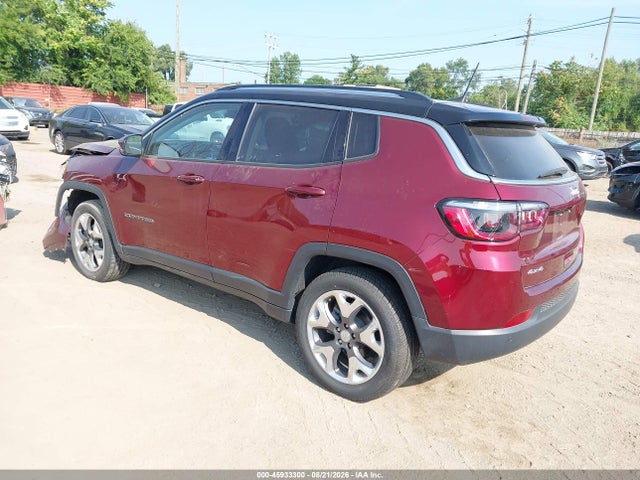Aukcja sprzedaży 2021 Jeep Compass Limited 4x4, vin: 3C4NJDCB6MT537259, numer aukcji: 45933300
