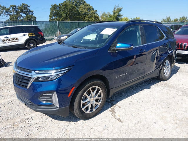 45933305 :رقم المزاد ، 3GNAXUEV6NL169758 vin ، 2022 Chevrolet Equinox Awd Lt مزاد بيع