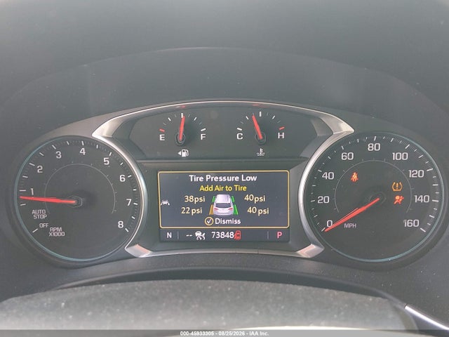 45933305 :رقم المزاد ، 3GNAXUEV6NL169758 vin ، 2022 Chevrolet Equinox Awd Lt مزاد بيع