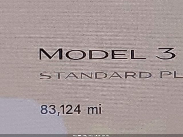 5YJ3E1EAXKF400254 Tesla Model 3 Long Range/mid Range/standard Range/standard Range Plus