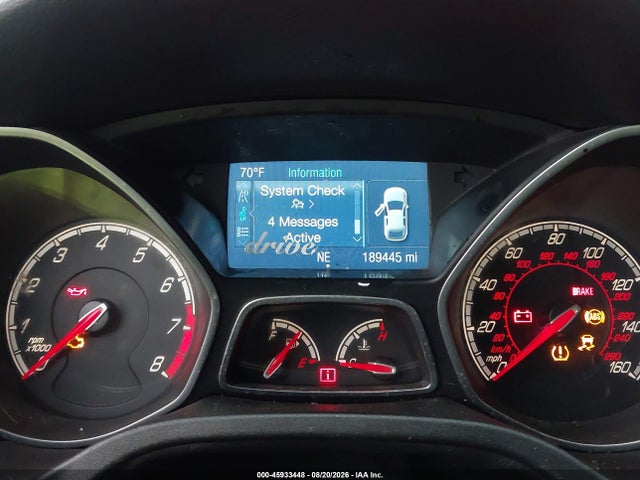 2014 Ford Focus St მანქანა იყიდება აუქციონზე, vin: 1FADP3L96EL202197, აუქციონის ნომერი: 45933448
