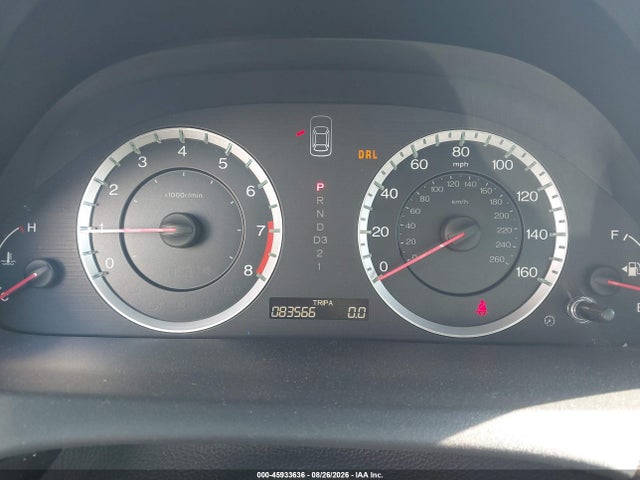 45933636 :رقم المزاد ، 1HGCP3F81CA034388 vin ، 2012 Honda Accord 3.5 Ex-l مزاد بيع