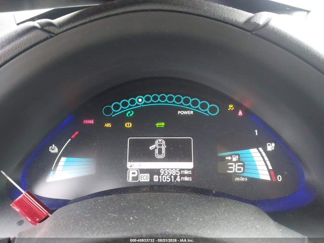 Aukcja sprzedaży 2013 Nissan Leaf S, vin: 1N4AZ0CP6DC425719, numer aukcji: 45933732