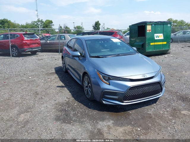 2020 Toyota Corolla Se მანქანა იყიდება აუქციონზე, vin: 5YFP4RCE5LP055343, აუქციონის ნომერი: 45933755
