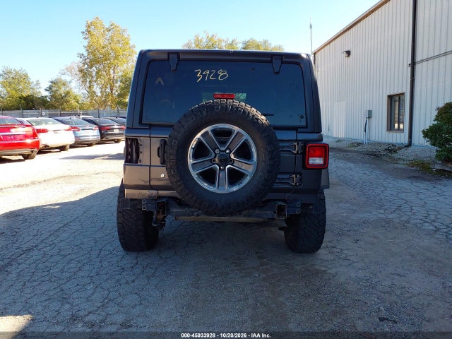 2018 Jeep Wrangler Unlimited Sahara 4x4 მანქანა იყიდება აუქციონზე, vin: 1C4HJXEG3JW111364, აუქციონის ნომერი: 45933928