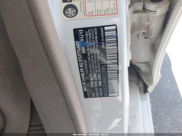Продажа на аукционе авто 2012 Mercedes-benz C 300 Sport 4matic, vin: WDDGF8BB2CF861083, номер лота: 45933980