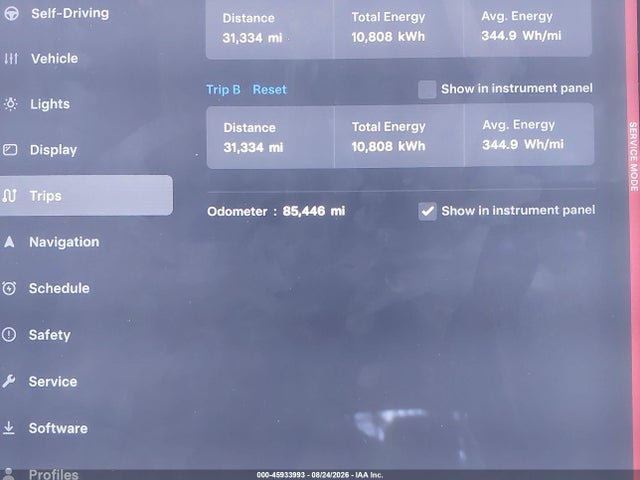 Продажа на аукционе авто 2019 Tesla Model S 100d/75d/long Range/standard Range, vin: 5YJSA1E21KF302486, номер лота: 45933993