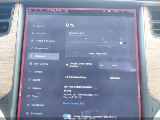 Продажа на аукционе авто 2019 Tesla Model S 100d/75d/long Range/standard Range, vin: 5YJSA1E21KF302486, номер лота: 45933993