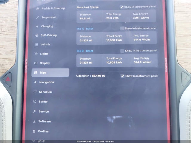 Продажа на аукционе авто 2019 Tesla Model S 100d/75d/long Range/standard Range, vin: 5YJSA1E21KF302486, номер лота: 45933993