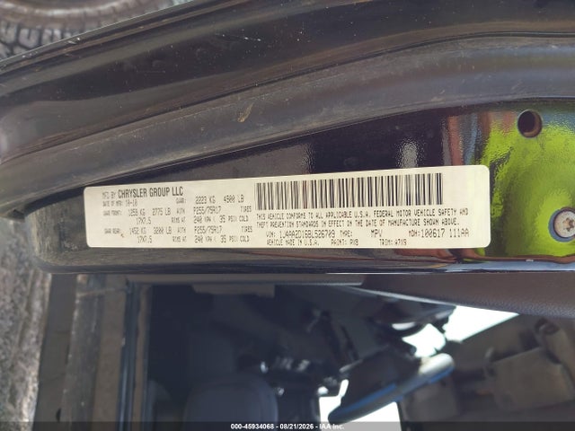Aukcja sprzedaży 2011 Jeep Wrangler Sport, vin: 1J4AA2D16BL526709, numer aukcji: 45934068