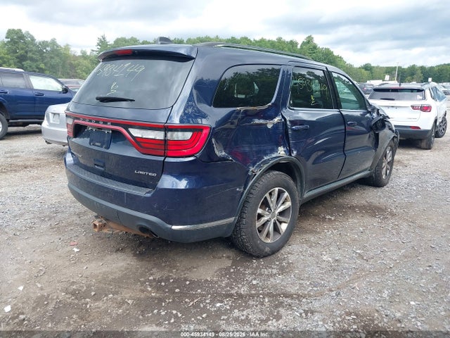 Продаж на аукціоні авто 2016 Dodge Durango Limited, vin: 1C4RDJDG2GC362655, номер лоту: 45934149