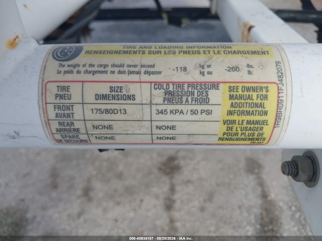 Продажа на аукционе авто 2015 Smart 850 Trailer, vin: 1R9BR0911FJ482079, номер лота: 45934157