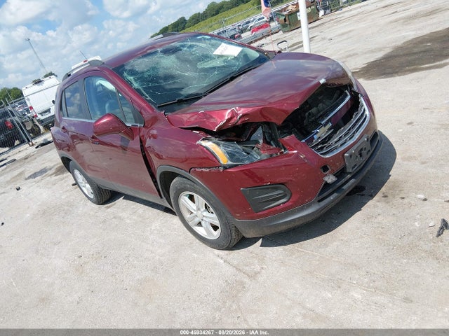 2016 Chevrolet Trax Lt მანქანა იყიდება აუქციონზე, vin: 3GNCJLSB5GL159384, აუქციონის ნომერი: 45934267
