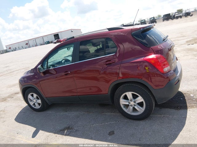 2016 Chevrolet Trax Lt მანქანა იყიდება აუქციონზე, vin: 3GNCJLSB5GL159384, აუქციონის ნომერი: 45934267