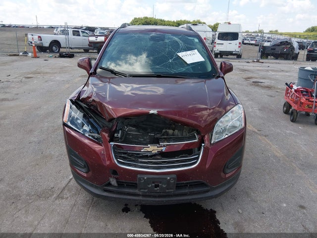 2016 Chevrolet Trax Lt მანქანა იყიდება აუქციონზე, vin: 3GNCJLSB5GL159384, აუქციონის ნომერი: 45934267