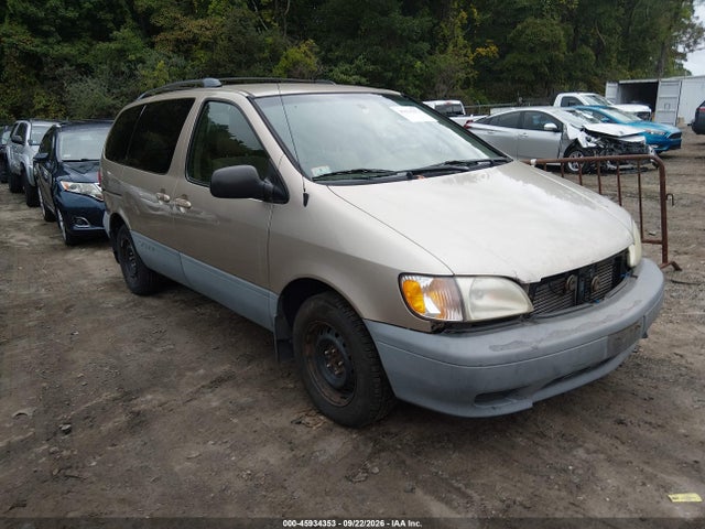 2002 Toyota Sienna Ce მანქანა იყიდება აუქციონზე, vin: 4T3ZF19CX2U424521, აუქციონის ნომერი: 45934353
