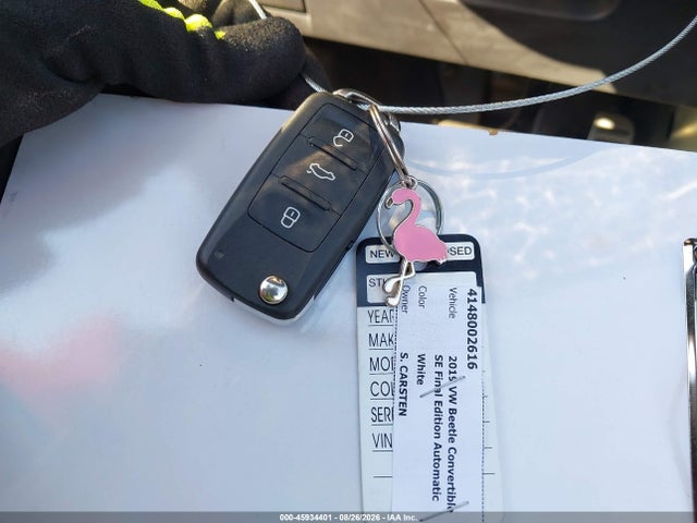 Продажа на аукционе авто 2019 Volkswagen Beetle 2.0t Final Edition Se/2.0t Final Edition Sel/2.0t S/2.0t Se, vin: 3VW5DAAT8KM501935, номер лота: 45934401