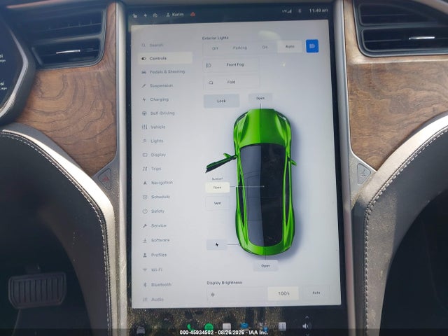 Aukcja sprzedaży 2018 Tesla Model S 100d/75d/p100d, vin: 5YJSA1E27JF284820, numer aukcji: 45934502