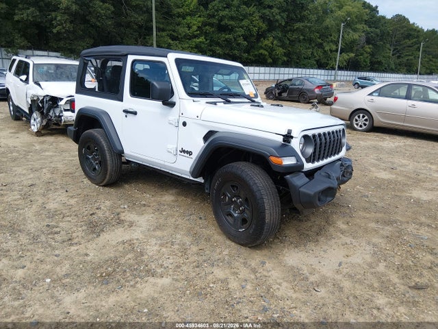 2025 Jeep Wrangler 2-door Sport 4x4 მანქანა იყიდება აუქციონზე, vin: 1C4PJXAN5SW642972, აუქციონის ნომერი: 45934603