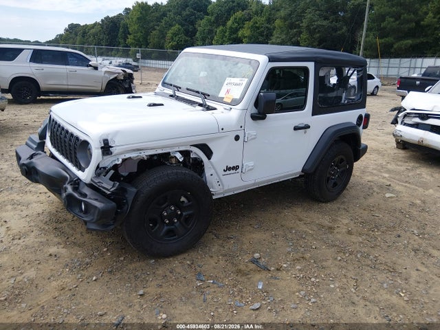 2025 Jeep Wrangler 2-door Sport 4x4 მანქანა იყიდება აუქციონზე, vin: 1C4PJXAN5SW642972, აუქციონის ნომერი: 45934603