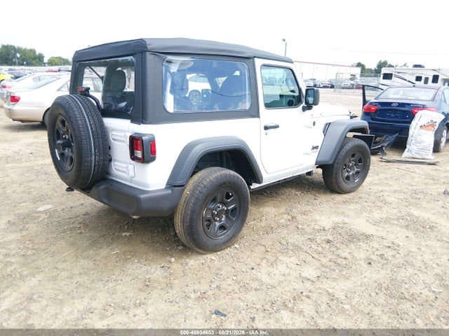 2025 Jeep Wrangler 2-door Sport 4x4 მანქანა იყიდება აუქციონზე, vin: 1C4PJXAN5SW642972, აუქციონის ნომერი: 45934603