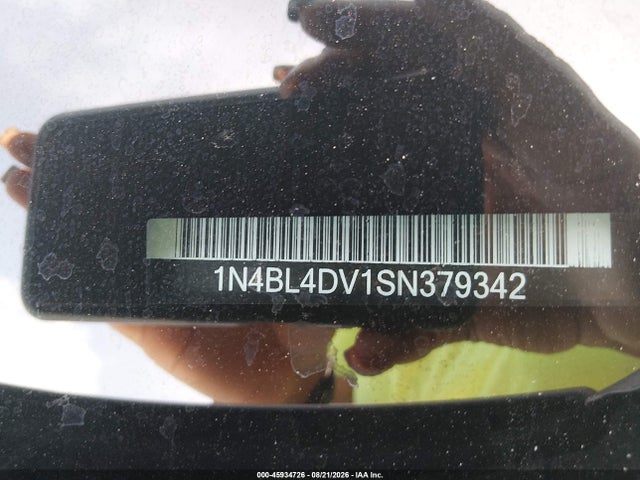 1N4BL4DV1SN379342 Nissan Altima Sv Fwd