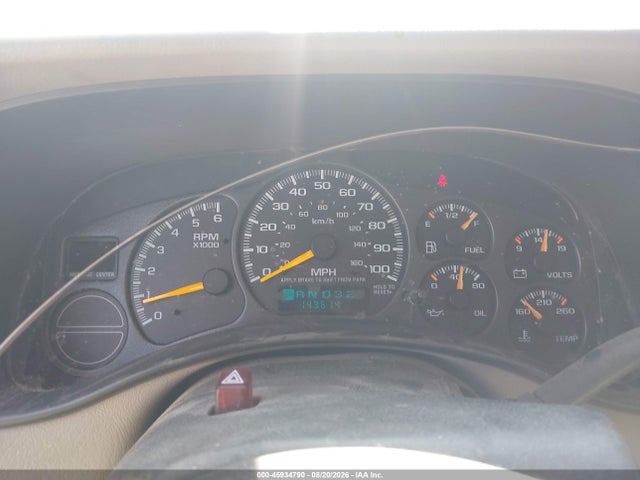 Продажа на аукционе авто 2001 Chevrolet Suburban 1500 Lt, vin: 1GNFK16T21J244635, номер лота: 45934790