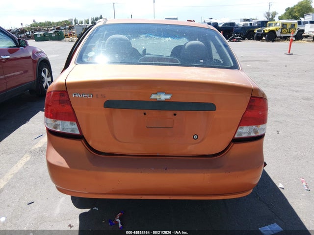 45934864 :رقم المزاد ، KL1TD56676B556448 vin ، 2006 Chevrolet Aveo Ls مزاد بيع