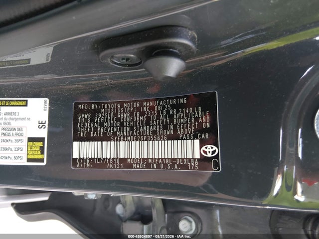 Toyota COROLLA LE 2025 5YFB4MDE2SP355626 Image 9