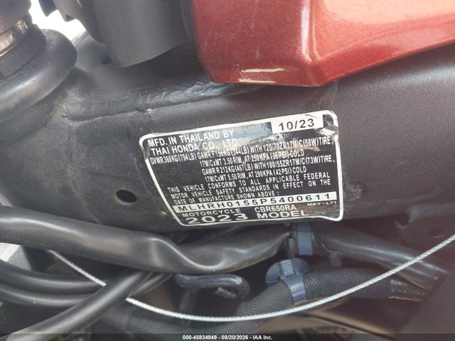 Honda CBR650 RA 2023 MLHRH0155P5400611 Image 10