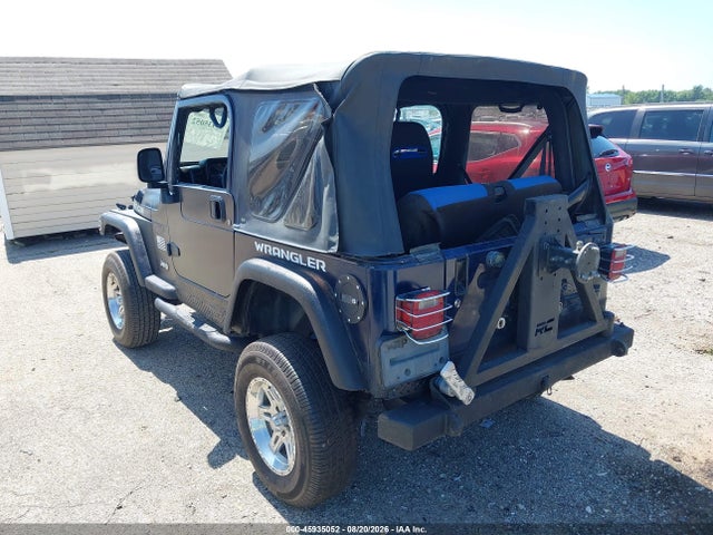 Продажа на аукционе авто 2003 Jeep Wrangler Sport, vin: 1J4FA49S33P307509, номер лота: 45935052