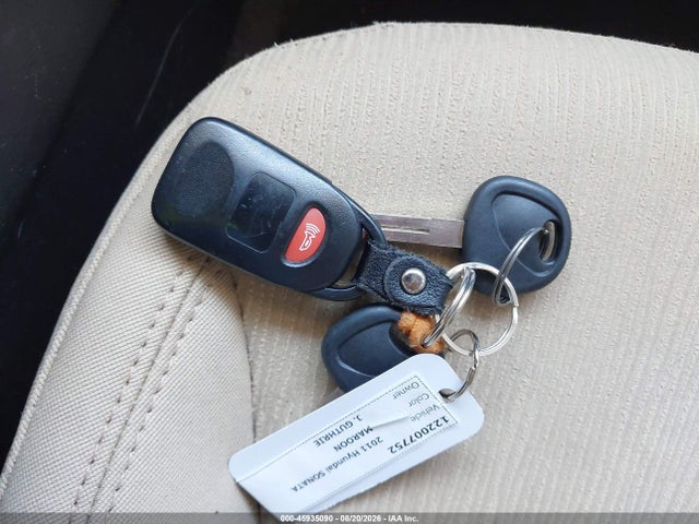 Aukcja sprzedaży 2011 Hyundai Sonata Gls, vin: 5NPEB4AC7BH176906, numer aukcji: 45935090