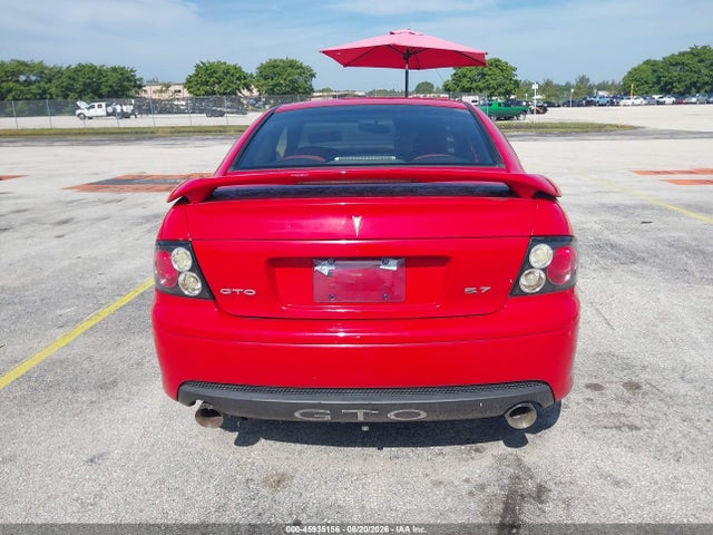 2004 Pontiac Gto მანქანა იყიდება აუქციონზე, vin: 6G2VX12G54L236222, აუქციონის ნომერი: 45935156