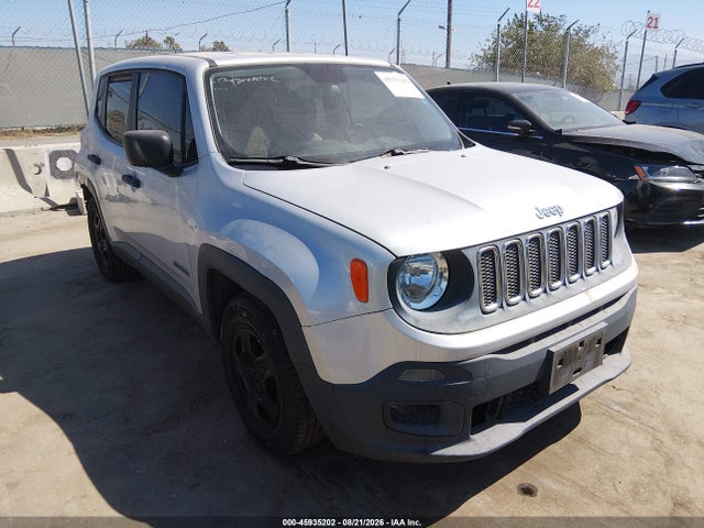2015 Jeep Renegade Sport მანქანა იყიდება აუქციონზე, vin: ZACCJAAT8FPB45766, აუქციონის ნომერი: 45935202