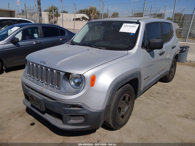 2015 Jeep Renegade Sport მანქანა იყიდება აუქციონზე, vin: ZACCJAAT8FPB45766, აუქციონის ნომერი: 45935202