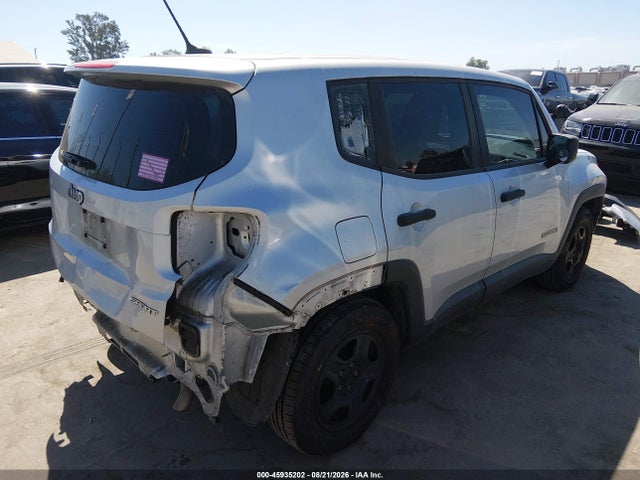 2015 Jeep Renegade Sport მანქანა იყიდება აუქციონზე, vin: ZACCJAAT8FPB45766, აუქციონის ნომერი: 45935202