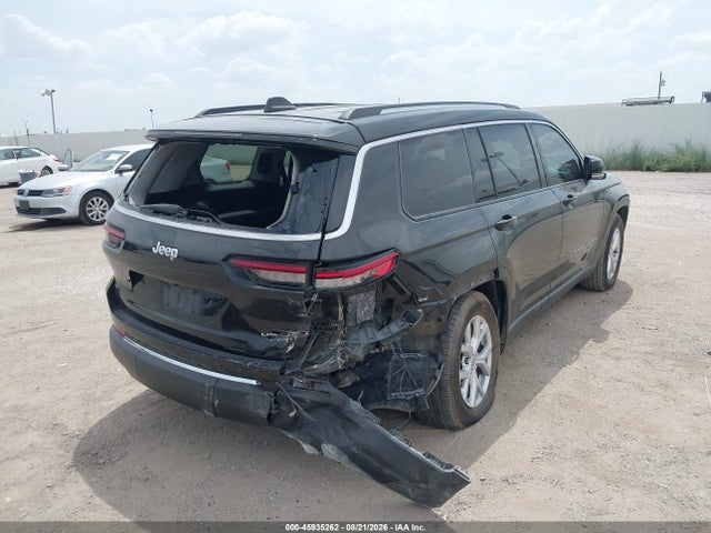 Продажа на аукционе авто 2022 Jeep Grand Cherokee L Limited 4x2, vin: 1C4RJJBG6N8608540, номер лота: 45935262