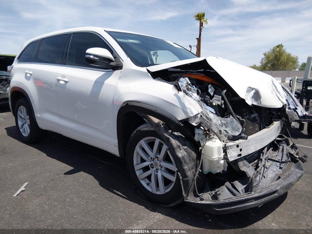 Toyota Highlander Le V6 2015 5TDZKRFHXFS089813 main image