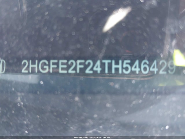 Aukcja sprzedaży 2026 Honda Civic Lx, vin: 2HGFE2F24TH546429, numer aukcji: 45935342