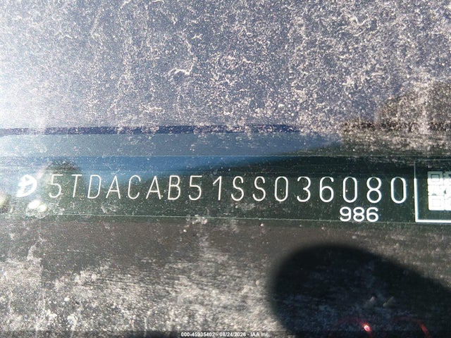 Продажа на аукционе авто 2025 Toyota Grand Highlander Hybrid Nightshade Edition, vin: 5TDACAB51SS036080, номер лота: 45935402