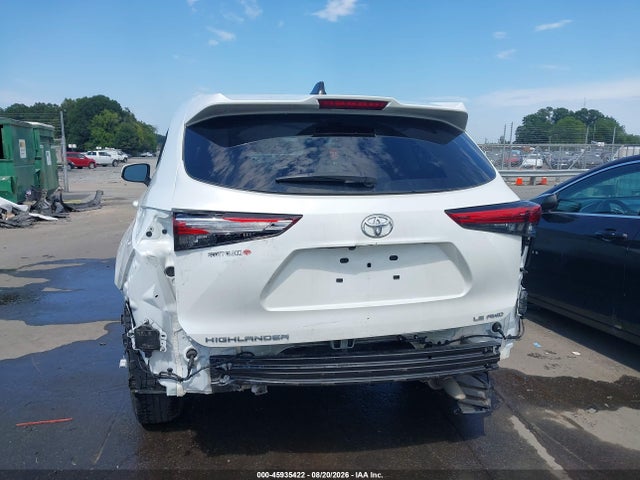 2022 Toyota Highlander Le მანქანა იყიდება აუქციონზე, vin: 5TDBZRBH0NS578609, აუქციონის ნომერი: 45935422