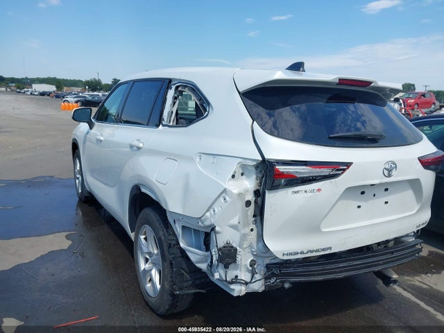 2022 Toyota Highlander Le მანქანა იყიდება აუქციონზე, vin: 5TDBZRBH0NS578609, აუქციონის ნომერი: 45935422