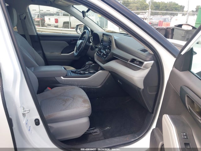 2022 Toyota Highlander Le მანქანა იყიდება აუქციონზე, vin: 5TDBZRBH0NS578609, აუქციონის ნომერი: 45935422