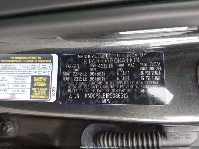 KIA NIRO LX 2023 KNDCP3LE1P5086515 Image 9