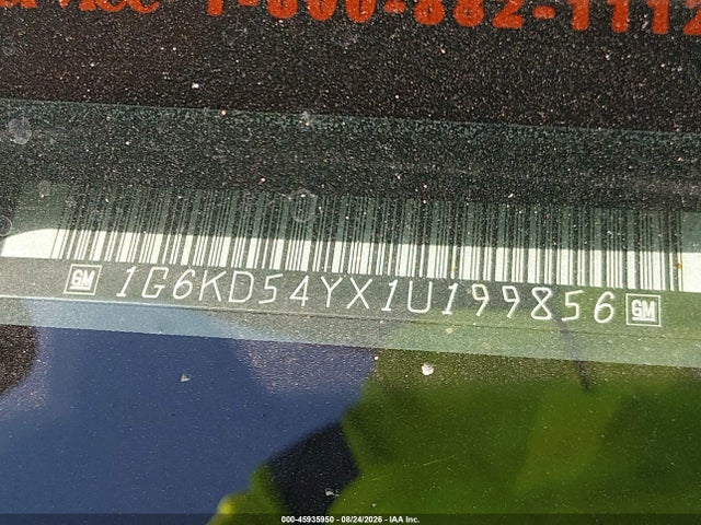 Aukcja sprzedaży 2001 Cadillac Deville Standard, vin: 1G6KD54YX1U199856, numer aukcji: 45935950